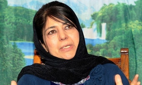 Mehbooba Mufti set free after a year