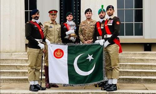 Pak Army wins international military drill competition in UK for 3rd consecutive year