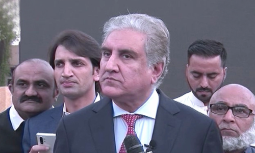 Conditions not conducive for talks with India, says Qureshi