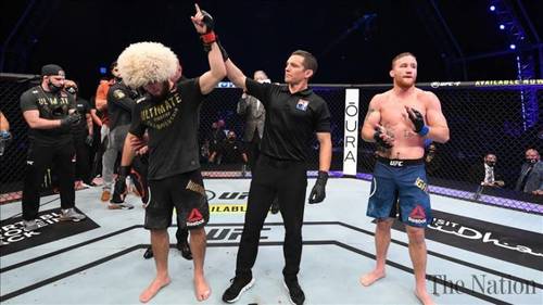 Khabib Nurmagomedov announces retirement at UFC 254