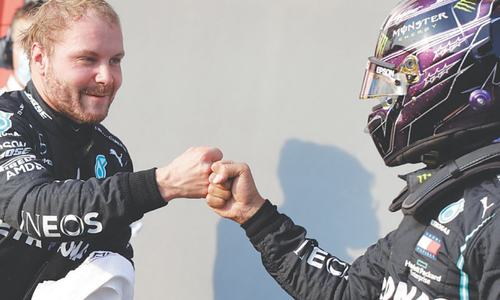 Bottas upstages Hamilton to take pole Bottas upstages Hamilton to take pole