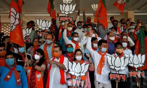 Modi's party, allies win vote in India's key Bihar state Modi's party, allies win vote in India's key Bihar state