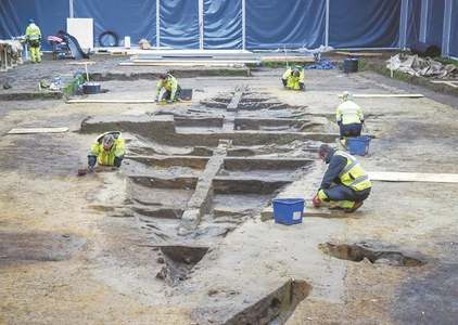 Painstaking race against time to uncover Viking ship&rsquo;s secrets