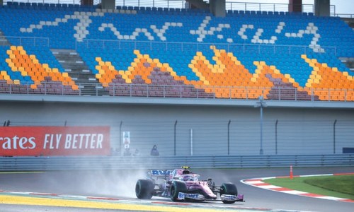 Stroll ends Mercedes’ streak with shock pole at Turkish GP Stroll ends Mercedes’ streak with shock pole at Turkish GP