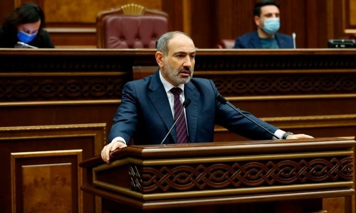 Armenian leader calls for halt to violence over peace deal after attempt on life