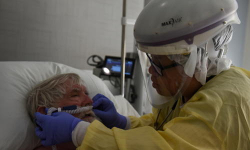 &lsquo;We&rsquo;re drowning&rsquo;: Covid cases flood hospitals in America&rsquo;s heartland