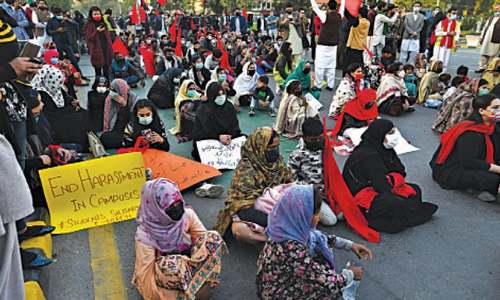 Arrest warrants issued for activist after students rally in Lahore