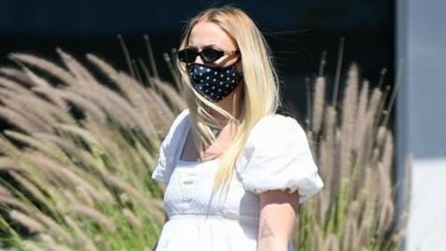 If Sophie Turner can wear a facemask while giving birth, you can wear one outside your home