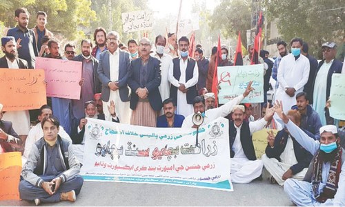 Growers take to streets in lower Sindh towns against import of tomato, onion