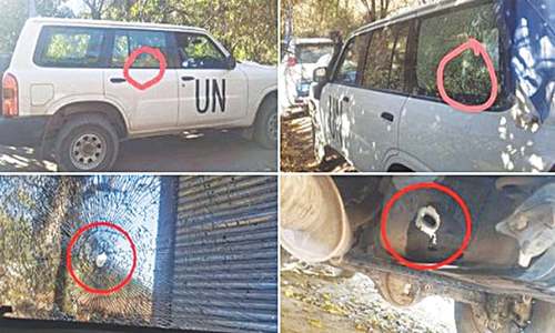 Observers from UN escape &lsquo;targeted&rsquo; Indian attack