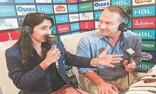 CRICKET: THE WOMEN IN THE BOX