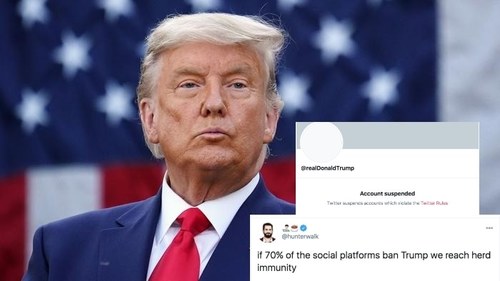 Twitter rejoices as Donald Trump gets banned from the app permanently