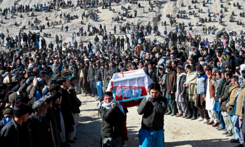 Slain miners laid to rest in Quetta's Hazara Town