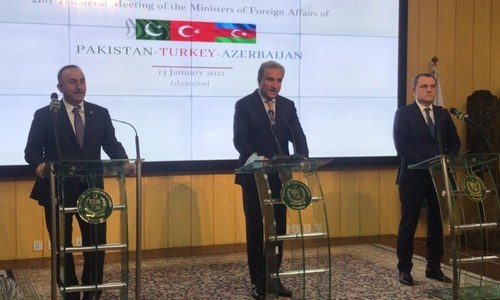 Pakistan, Turkey, Azerbaijan resolve to enhance cooperation, continue mutual support on national issues