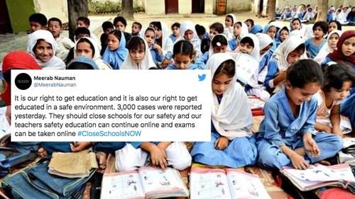 Students are not taking kindly to government's decision to reopen schools