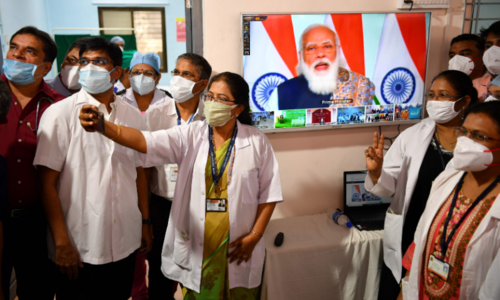 India's Modi kicks off 'world's largest' vaccination campaign India's Modi kicks off 'world's largest' vaccination campaign