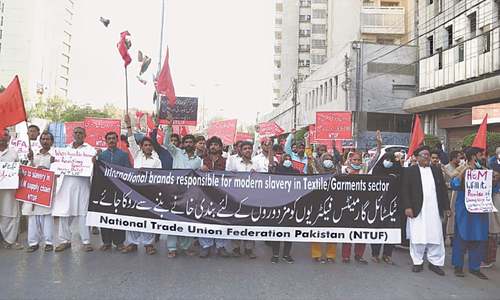 Workers hold rally for basic rights, better conditions