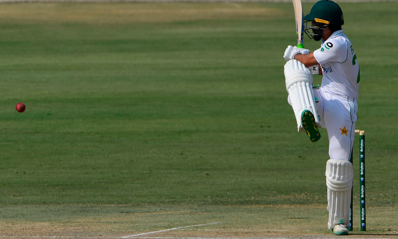 Pakistan 308-8 on day two of first Test as Fawad century gives hosts upper hand
