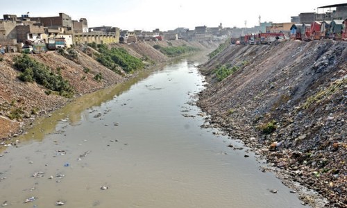 Leh Nullah narrowing as truckers dump waste to create parking space