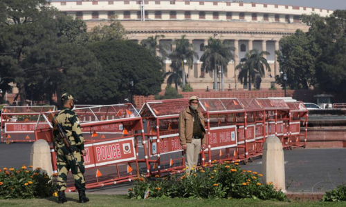 Indian police block roads into Delhi to stop farmers disrupting budget day