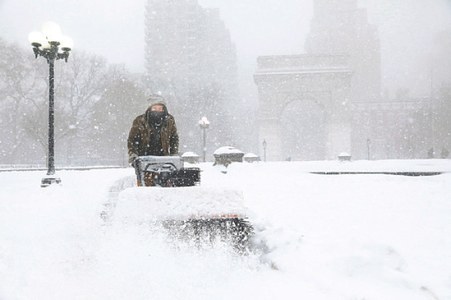 North-eastern US pummelled by one of worst winter storms in years