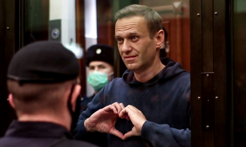 Kremlin critic Alexei Navalny jailed, declares Putin 'the Underwear Poisoner'