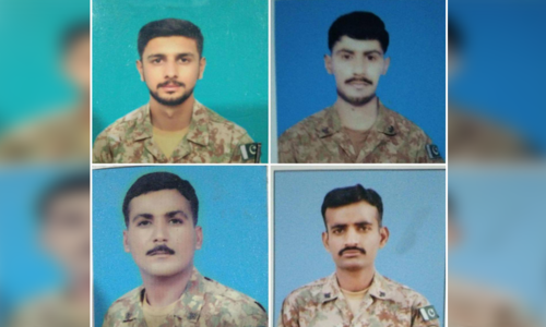 4 soldiers martyred after terrorists attack army check post in South Waziristan: ISPR