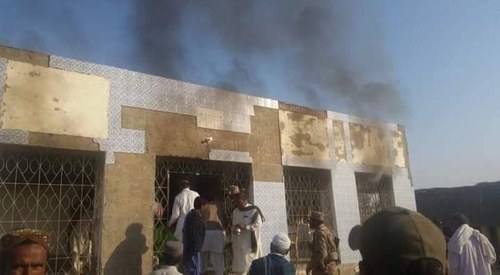 Fire erupts at polling station as by-election underway in Tharparkar's NA-221 constituency