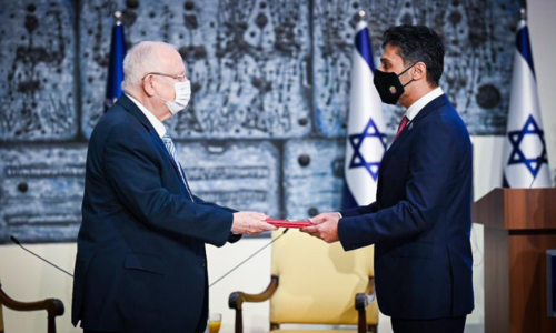 First UAE envoy to Israel takes up post