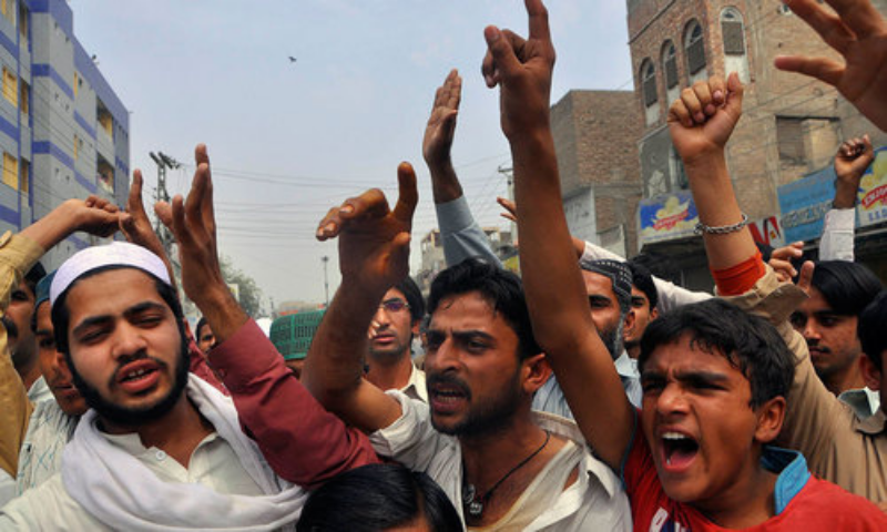 &lsquo;Desecration&rsquo; of Holy Quran protested in Haripur