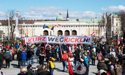 Thousands turn out for Vienna anti-lockdown protest
