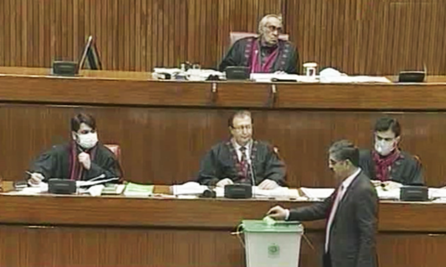 Rejection of votes in Senate chairman poll triggers controversy