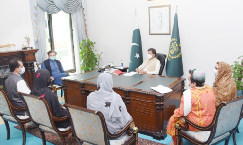 PM Imran meets relatives of missing persons, issues directions to 'quickly' ascertain their status
