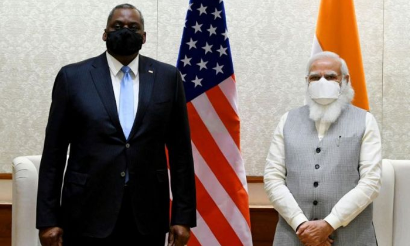 China dominates Pentagon chief's first India visit