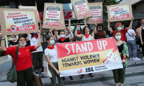 Turkey condemned for pulling out of treaty protecting women