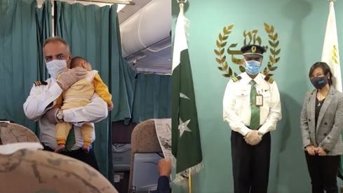 PIA crew member honoured by UN after video of him soothing a baby goes viral