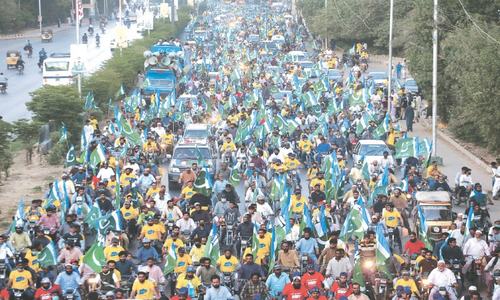 JI holds another power show for due rights of Karachi JI holds another power show for due rights of Karachi