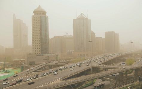 Beijing enveloped in hazardous sandstorm for second time in two weeks