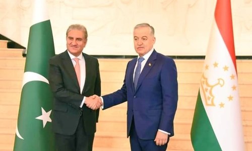 Pakistan, Tajikistan to tap unexplored areas in bilateral ties: FM Qureshi Pakistan, Tajikistan to tap unexplored areas in bilateral ties: FM Qureshi