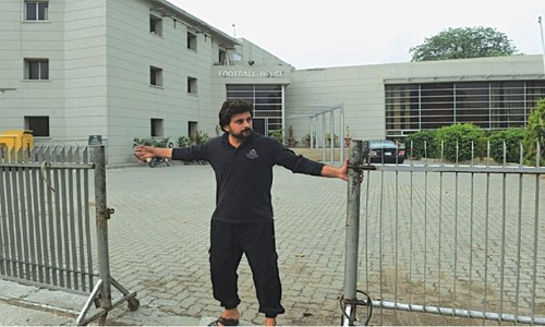 FOOTBALL: RED CARD FOR PAKISTAN