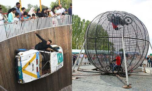 بچپن سے پچپن: موت کا کنواں اور موت کا گولا (ساتویں قسط)