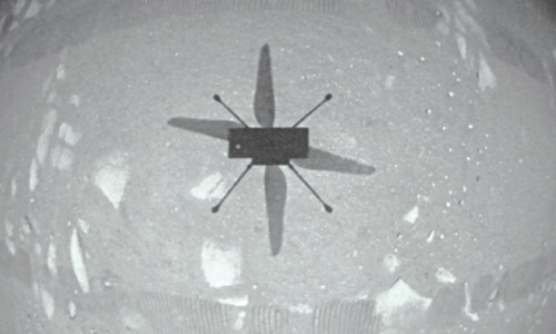 NASA helicopter performs takeoff, landing on Mars