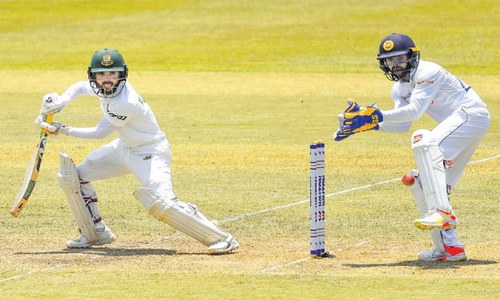 Record stand puts Bangladesh in charge of first Sri Lanka Test