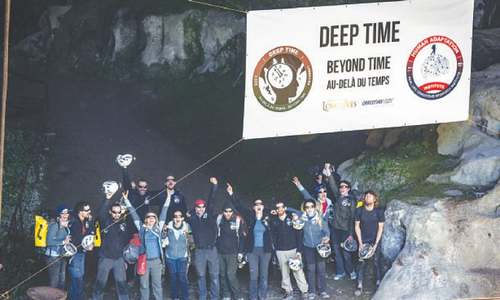 French volunteers leave cave after 40-day endurance trial