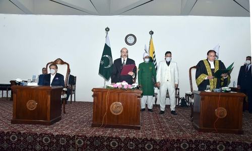 Justice Saeed takes oath as AJK CJ
