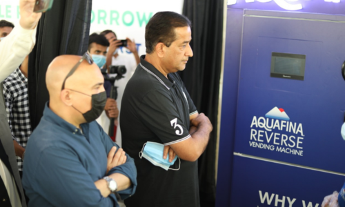 Reverse vending machine for plastics unveiled in capital