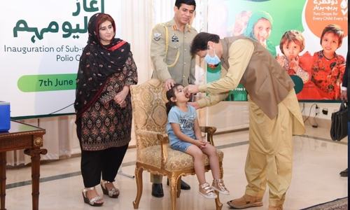PM inaugurates polio vaccination campaign