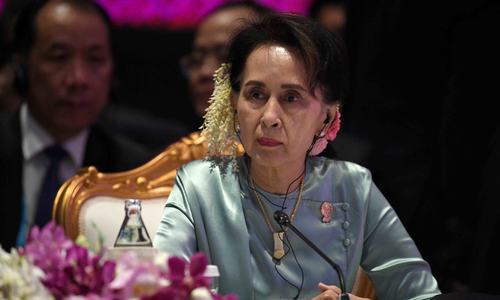 Junta begins Suu Kyi&rsquo;s trial on exhaustive chargesheet