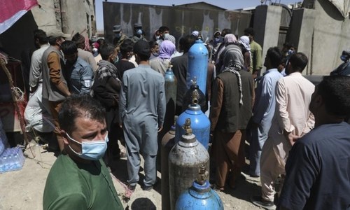 Afghanistan running out of oxygen as Covid surge worsens