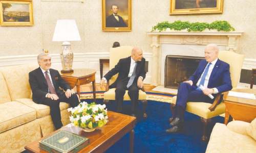 Biden meets Afghan leaders, assures Kabul of &lsquo;sustained help&rsquo;